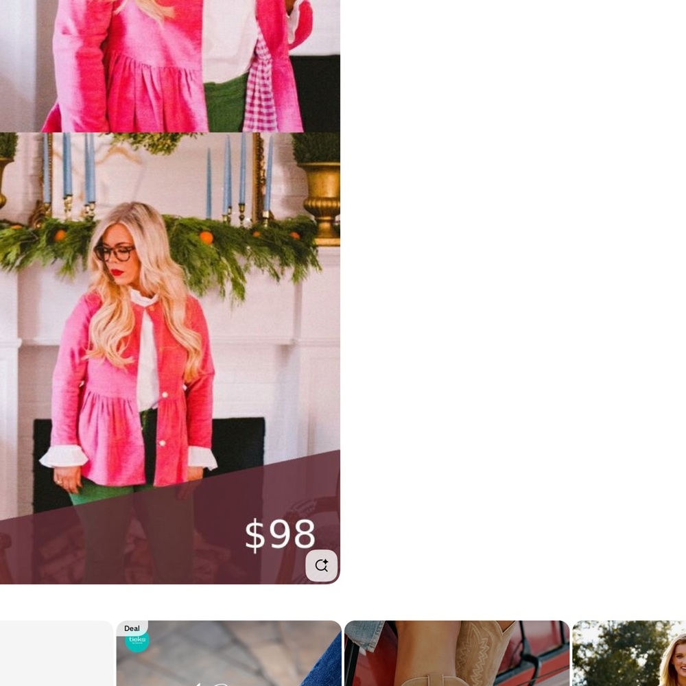 Elizabeth Wilson Pink Peplum Caroline Jacket/cape with belt Brand New! - Picture 10 of 11